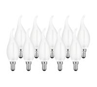 NCC-Licht Lot de 10 ampoules LED à filament - 1 W = 15 W - E14 - Blanc chaud - 2200 K