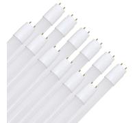 NCC-Licht Lot de 10 tubes LED, 150 cm, 22 W/865, G13, blanc lumière du jour 6500 K, remplacement pour tube fluorescent T8 58 W pour KVG avec démarreur