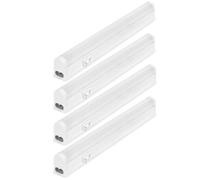 NCC-Licht Lot de 4 spots LED Lightbar Connect Linex - 30 cm - Blanc chaud - IP20 - 3000 K - Avec interrupteur