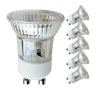 NCC-Licht Lot de 5 réflecteurs halogènes GU10 20 W MR11 230 V Flux 30° Blanc chaud 2700 K Intensité variable