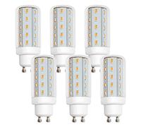NCC-Licht Lot de 6 ampoules LED T30 4 W GU10 Corn 6500 K Blanc froid Lumière du jour