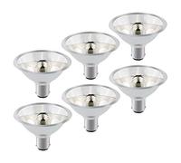 NCC-Licht Lot de 6 réflecteurs halogènes AR70 50 W BA15d 12 V 640 lm 41990 Blanc chaud Spot 8°