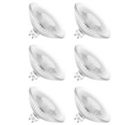 NCC-Licht QPAR111 - Lot de 6 ampoules LED réflectrices (6,5 W, GU10, 465 lm, lumière blanc chaud, 2700 K, 24°)