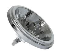 NCC-Licht Réflecteur halogène AR111 50W G53 12V blanc chaud 2800K, intensité variable, projecteur halogène avec un angle de diffusion de 24°