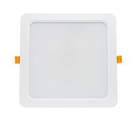 NCC-Licht Spot LED encastrable Downlight Dure 3 blanc IP54 110° (blanc froid 6000 K, carré 22 x 22 cm)