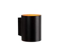 NCC-Licht Squalla Applique murale ronde Noir mat & Or IP20 Up & Down Aluminium 4 W G9 460 lm Blanc lumière du jour 6000 K