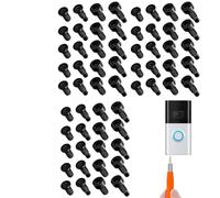 NCEJNY 60 Pièces Vis de Remplacement pour Sonnette Vidéo, Kit de Vis de Sécurité en 4 Tailles Compatible avec Doorbell, Video Doorbell 2, Pro et Elite, Accessoires de Fixation pour Sonnette