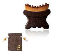 NCEJNY Brosse de Drainage Lymphatique Visage, Brosse Massage Visage pour Brossage à Sec, Outil de Massage Manuel pour Yeux et Contour, Effet Lifting avec Sac de Rangement
