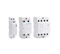NCH8 20A 25A 40A 63A Household AC Contactor 220V 230V 380V 400V 1 Single 3 Three Phase 1pcs(NCH8-20,4NO)