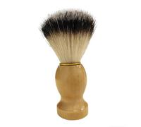 Ncheli Brosse de Rasage Homme, Brosse à Raser en Bois avec Poils Synthétiques Doux, Nettoyage Visage et Barbe, Crème à Raser Seconde Vie, Cadeau Parfait pour le Bain