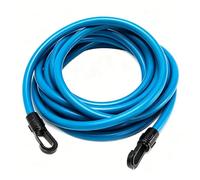 Ncheli Ceinture de Natation avec Corde Élastique 4m, Ceinture en Maille Doublée Polaire (Réglable 55-105cm), Alternative Économique à la Nage à Contre-Courant pour Piscine, Kit Complet avec Sangles