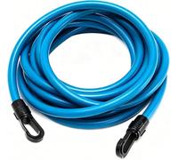 Ncheli Ceinture de Natation avec Corde Élastique 4m, Réglable 55-105cm | Ceinture en Maille Doublée Polaire, Alternative Économique à la Nage à Contre-Courant, Pour Piscine, Kit Complet avec Sangles