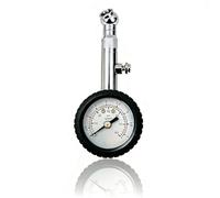 Ncheli Manomètre Pression Pneus Mécanique, 0-4,1 Bar/60 PSI, Analog Précis Calibré, Tête Rotative 360° & Grand Cadran, Coque Caoutchouc Renforcée Auto/SUV/Camion