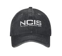 NCIS Naval Criminal Investigative Service Casquette de Baseball Rétro en détresse lavé Casquette de Soleil Unisexe Extérieur Déstructuré Chapeaux Doux Coton, pour Toutes Les Saisons