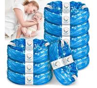 NCKIHRKK Lot de 9 Seaux à Couches Sac de Recharge, Recharges pour Couches Pouvant Contenir 2500 Couches, Compatible avec Seau à Couches Bébés et Seau à Litière pour Chat