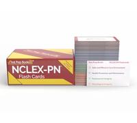 NCLEX PN Flashcards : examen de la carte flash NCLEX PN pour devenir un LPN, préparation à l'examen NCLEX PN avec questions de test pratique [Cartes en couleur]