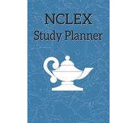 NCLEX Study Planner: Organize Notes, Schedule Study Sessions, and List Goals for Studying Efficacy - 6x9 Inches, 100 Pages