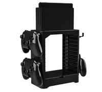 NCONCO Chargeur de manette, à suspendre, pour ranger des cartes, des vidéos, des manettes, des cartes, des disques, compatible avec PS5, PS4 et autres jeux