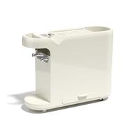 NCONCO Porte-couteaux multifonction de cuisine, aiguiseur de couteaux, planche à découper, support de rangement avec porte-ustensiles, support de séchage, blanc ABS style fonctionnel