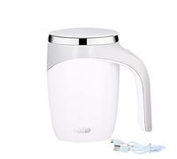 NCONCO Tasse à café auto-mélangeuse - 380 ml - Rechargeable par USB - Automatique - Anneau magnétique - Pour café, lait, chocolat chaud