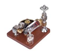 NCPSAKD Modèle Moteur Stirling à Air Chaud Piston Libre Vitesse Réglable Déco Bureau Cadeau Éducatif