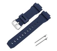 NCSAJCNX Bracelet de montre compatible avec Casio G-Shock GM-2100, GM-S2100, GA-2100, GM-5600/GA5600, bracelet de montre sport en silicone for homme, étanche(Blue Silver)