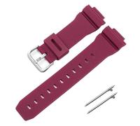 NCSAJCNX Bracelet de montre en silicone 16 mm compatible avec Casio G-Shock DW5600 DW6900 G5600 G5700 GW-M5610 GW-5000 GM5610 GWX5600(Red silver)