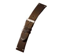 NCSAJCNX Bracelet de montre rétro en cuir veau huilé et ciré à dégagement rapide for Seiko, compatible avec les bracelets Omega(Green,18mm)