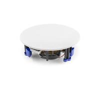 Power Dynamics NCSP6 Enceinte de Plafond 2 Voies 100V 6,5" 30 Watts - Blanc, Grille Métallique, Haut-Parleur avec Système de Fixation Rapide, Idéal pour Installation Public Address