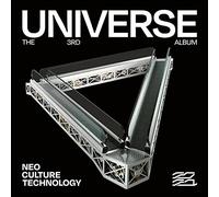 NCT [ UNIVERSE ] 3rd Album. ( JEWEL CASE RANDOM Ver. ) 1ea CD+16p Photo Book+1ea Lyrics Paper+1ea Sticker+1ea Photo Card+1ea Universe Card+2ea STORE GIFT CARD SEALED