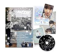 NCT WISH - Debut Single [WISH] (Korean Ver. - Photobook Ver.) Photo Book + CD-R + Polaroid + Post Card + Photo Card + Folded Poster + 3 Extra Photocards