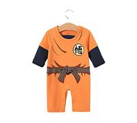 NCTCITY Bébé Garçon Fille Combinaisons en Coton Mignon Animé Été Nouveau-né Barboteuse Infantile Grenouillères Naissance Avec Bouton-Pression Luffy Chopper Son Goku