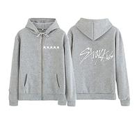 NCTCITY Femmes Zippé Sweat à Capuche Kpop Stray Kids Cardigan Manteau The 3rd Album 5-Star Hoodie Loisir Chemise E-Girl Y2K Gothique Harajuku Sweatshirts BangChan Hyunjin Han Felix