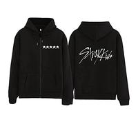 NCTCITY Femmes Zippé Sweat à Capuche Kpop Stray Kids Cardigan Manteau The 3rd Album 5-Star Hoodie Loisir Chemise E-Girl Y2K Gothique Harajuku Sweatshirts BangChan Hyunjin Han Felix