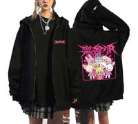 NCTCITY Femmes Zippé Sweat à Capuche Stray Kids 樂-Star Cardigan Manteau Hoodie Loisir Chemise E-Girl Y2K Gothique Harajuku Sweatshirts SKZ BangChan Changbin Hyunjin Han Felix I.N