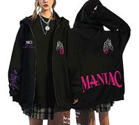 NCTCITY Femmes Zippé Sweat à Capuche Stray Kids Cardigan Manteau Hoodie Loisir Chemise E-Girl Y2K Gothique Harajuku Sweatshirts 5-Star Maniac NOEASY MIROH Hyunjin Han Felix Jisung