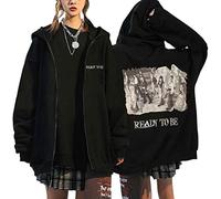 NCTCITY Femmes Zippé Sweat à Capuche Twice Cardigan Manteau Hoodie Loisir Chemise E-Girl Y2K Gothique Harajuku Sweatshirts Ready to BE NAYEON Momo Sana JIHYO Mina TZUYU