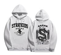 NCTCITY Homme Femme Sweat-Shirts à Capuche Loisir Pullover à Manches Longues Stray Kids Loose Jumpers Tops (S-Class) Imprimé BangChan Lee Know Changbin Hyunjin Han Felix Seungmin I.N