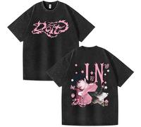 NCTCITY Homme Femme T-Shirt en Coton Stray Kids Doit Basique Tee Shirt Délavé Vintage Harajuku Chemise Tops BangChan Lee Know Changbin Hyunjin Han Felix Seungmin I.N