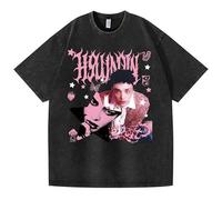 NCTCITY Homme Femme T-Shirt en Coton Stray Kids Doit Basique Tee Shirt Délavé Vintage Harajuku Chemise Tops BangChan Lee Know Changbin Hyunjin Han Felix Seungmin I.N