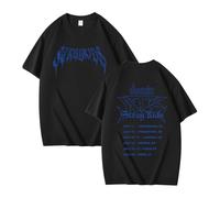 NCTCITY Homme Femme T-Shirt en Coton Stray Kids Dominate Imprimé Tee Shirt Manches Courtes Unisexe Harajuku Tops pour Concerts Tour BangChan Lee Know Changbin Hyunjin Han Felix Seungmin I.N