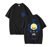 NCTCITY Homme Femme T-Shirt en Coton Stray Kids Karma Animal Mignon Imprimé Tee Shirt Manches Courtes Unisexe Harajuku Tops BangChan Lee Know Changbin Hyunjin Han Felix Seungmin I.N