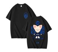 NCTCITY Homme Femme T-Shirt en Coton Stray Kids Karma Animal Mignon Imprimé Tee Shirt Manches Courtes Unisexe Harajuku Tops BangChan Lee Know Changbin Hyunjin Han Felix Seungmin I.N