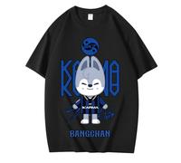 NCTCITY Homme Femme T-Shirt en Coton Stray Kids Karma Animal Mignon Imprimé Tee Shirt Manches Courtes Unisexe Harajuku Tops BangChan Lee Know Changbin Hyunjin Han Felix Seungmin I.N