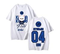 NCTCITY Homme Femme T-Shirt en Coton Stray Kids Karma Animal Mignon Imprimé Tee Shirt Manches Courtes Unisexe Harajuku Tops BangChan Lee Know Changbin Hyunjin Han Felix Seungmin I.N