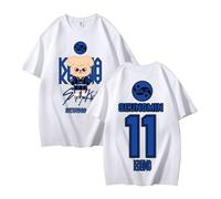 NCTCITY Homme Femme T-Shirt en Coton Stray Kids Karma Animal Mignon Imprimé Tee Shirt Manches Courtes Unisexe Harajuku Tops BangChan Lee Know Changbin Hyunjin Han Felix Seungmin I.N