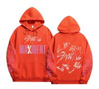 NCTCITY Hommes Femmes Sweat à Capuche Loisir Pullover à Manches Longues Kpop Stray Kids Jumpers MAXIDENT Streetwear Haut SKZ BangChan Lee Know Changbin Hyunjin Han Felix Seungmin I.N