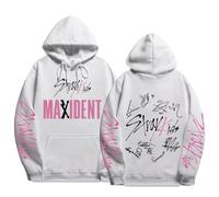 NCTCITY Hommes Femmes Sweat à Capuche Loisir Pullover à Manches Longues Kpop Stray Kids Jumpers MAXIDENT Streetwear Haut SKZ BangChan Lee Know Changbin Hyunjin Han Felix Seungmin I.N