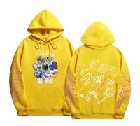 NCTCITY Hommes Femmes Sweat à Capuche Loisir Pullover à Manches Longues Kpop Stray Kids Jumpers MAXIDENT Streetwear Haut SKZ BangChan Lee Know Changbin Hyunjin Han Felix Seungmin I.N