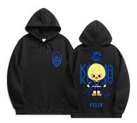 NCTCITY Hommes Femmes Sweat à Capuche Stray Kids Karma Pullover Jumpers Streetwear Haut Animal Mignon Imprimé BangChan Lee Know Changbin Hyunjin Han Felix Seungmin I.N